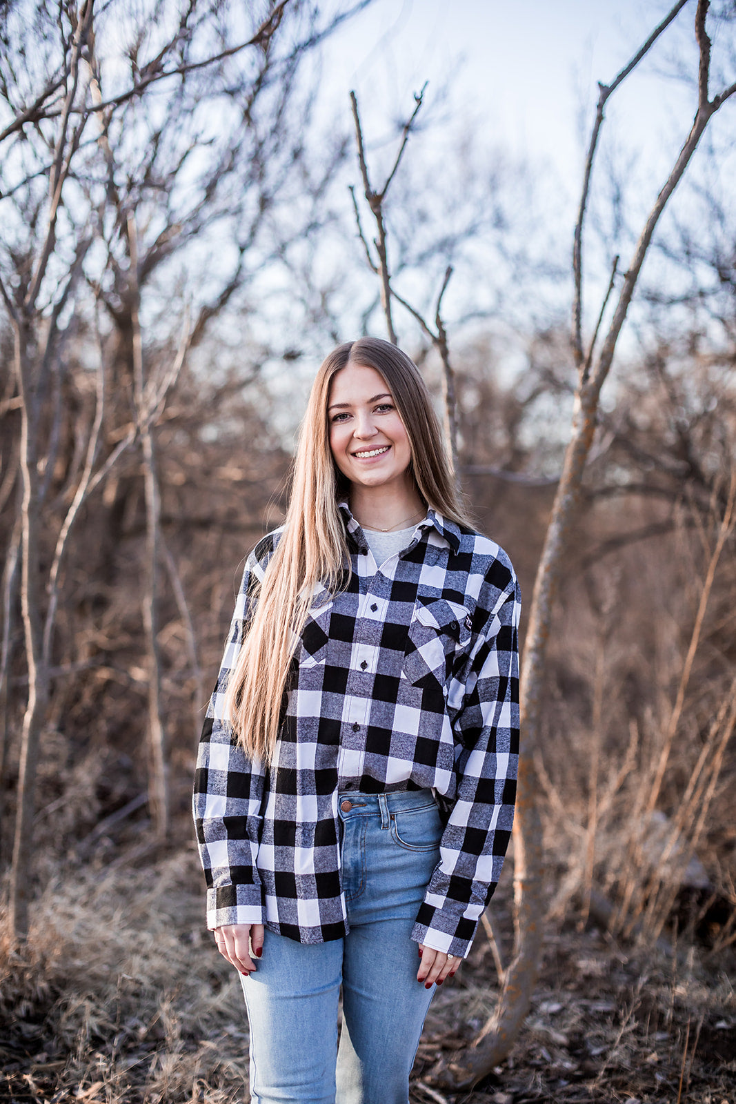 Black/White - Red Cedar Flannel